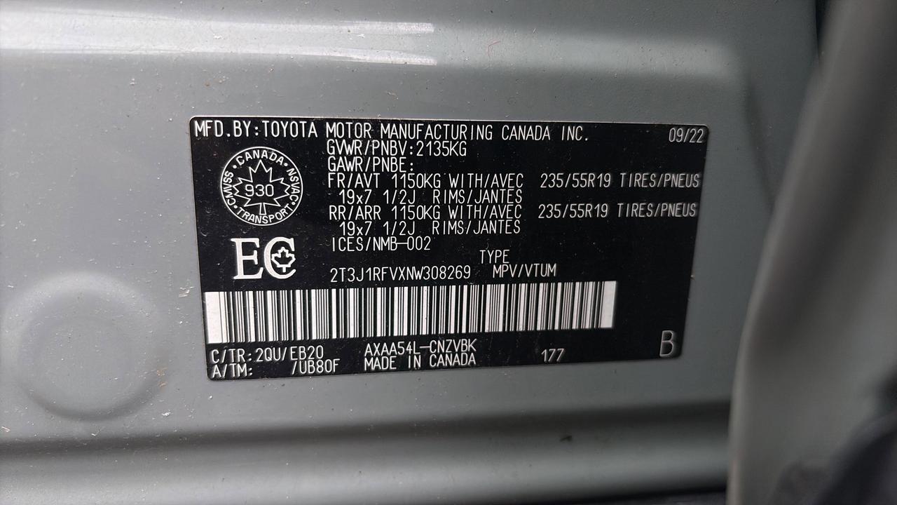 2022 Toyota RAV4 TRAIL AWD Photo