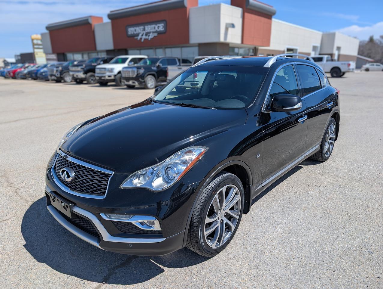 <p>Come finance this vehicle with us. Apply on our website stonebridgeauto.com&nbsp;</p><p>&nbsp;</p><p>2017 Infiniti QX50 AWD 3.7L V6. 158,000km Clean title and safetied.</p><p>&nbsp;</p><p>Leather interior</p><p>Sunroof</p><p>Power seats</p><p>Memory seats</p><p>Heated seats</p><p>Keyless entry</p><p>Cruise control&nbsp;</p><p>&nbsp;</p><p>We take trades! Vehicle is for sale in Steinbach by STONE BRIDGE AUTO INC. Dealer #5000 we are a small business focused on customer satisfaction. Text or call before coming to view and ask for sales.</p>