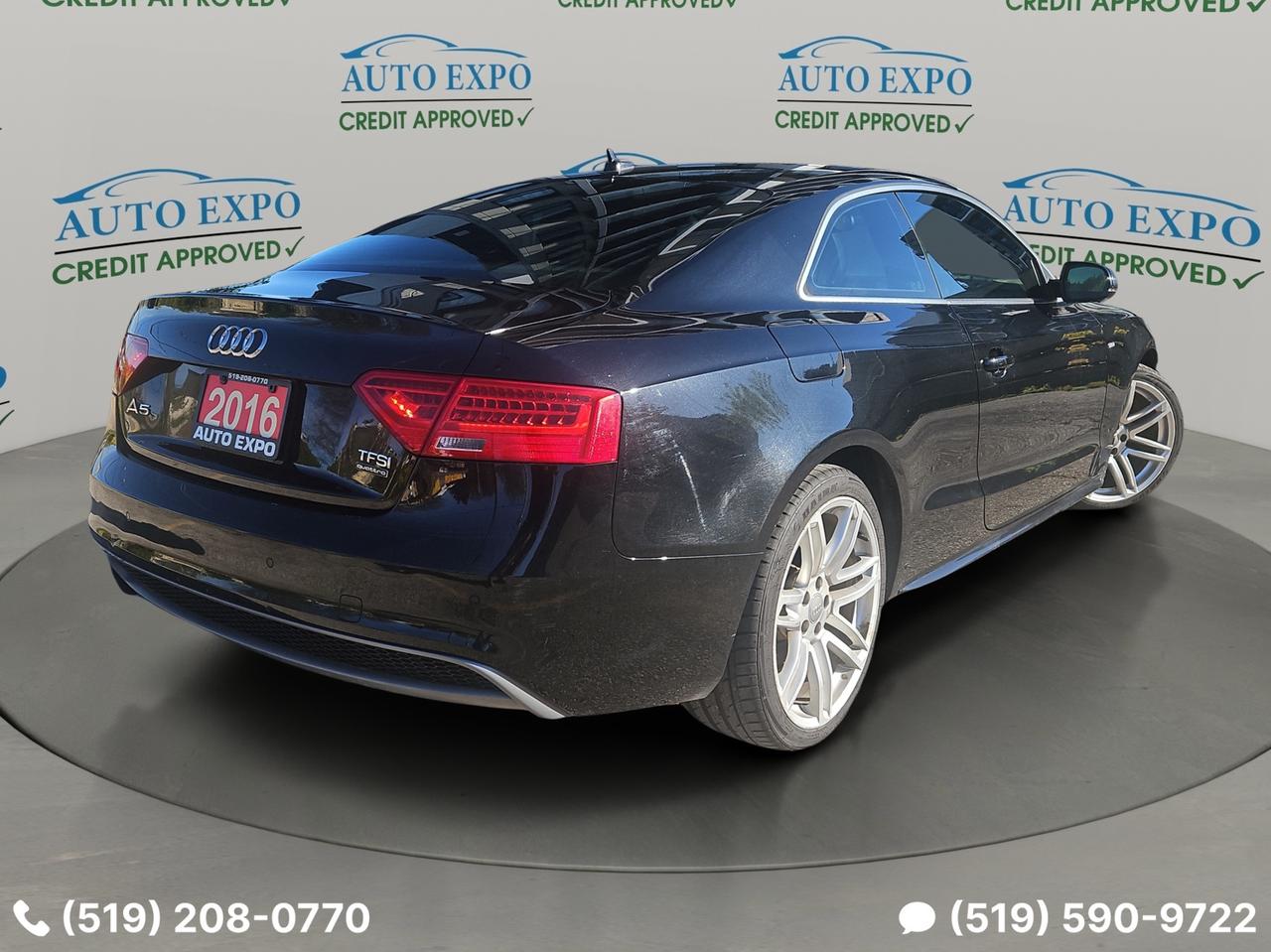 2016 Audi A5 2dr,GPS,Progressiv Plus,Certified,No Accident,AWD Photo4