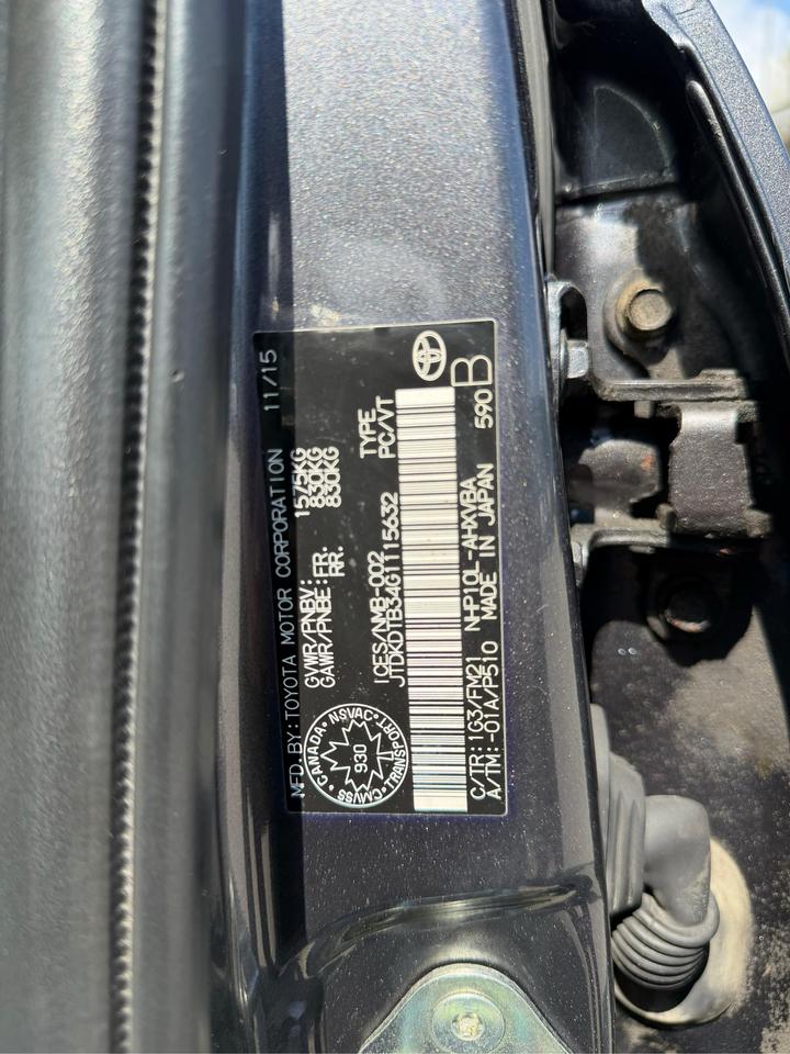 2016 Toyota Prius c Technology Photo