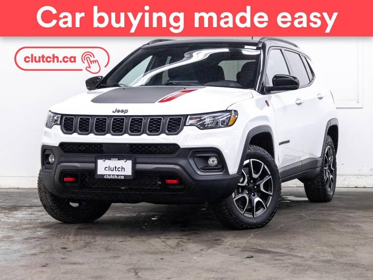 Electric Parking Brake, Brake Assist, Power Tailgate/Hatch and more!<br> <br>Clutch is the largest online used car retailer in Canada, delivering a seamless, hassle-free car-buying experience to drivers everywhere. Shop thousands of used cars online, get the right one delivered to your door, and enjoy peace of mind with our 10-Day Money-Back Guarantee. How sweet is that? To learn more, visit clutch.ca.<br> <br>The top features for this car include:<br> <br>Selectable Terrain Modes<br>Electric Parking Brake<br>Brake Assist<br>Power Tailgate/Hatch<br>Cornering Lights<br>Auto Dimming Rearview Mirror<br>Front Heated Seats<br>Folding Rear Seats<br>Climate Control<br>Dual Zone Front Climate Control<br>Rear Climate Vents<br>Premium Sound System<br>Bluetooth Music<br>Touchscreen Display<br>GPS Navigation<br>Cruise Control<br>Integrated Garage Door Opener<br>12V Outlet<br>Hands Free Device Connectivity<br>Apple CarPlay<br>Android Auto<br>USB Input<br>Keyless Entry<br>Push Button Start<br>Passive Keyless Entry<br>Keyfob Remote Start<br>Rear Seat Reminder<br>Lane Departure Warning<br>Active Lane Keep Assistance<br>Blindspot Sensors<br>Forward Collision Mitigation<br>Rear Collision Warning<br>Rear Cross Traffic Alert<br>Pedestrian Detection<br>Driver Attention Alert<br>Heated Steering Wheel<br>One-Touch Windows<br>Rain Sensing Wipers<br>Rear Window Defroster<br>Panoramic Sunroof<br>Hill Assistance<br>Automatic High Beams<br>Rear View Camera<br>Parking Sensors<br>Rear Parking Sensors<br>Power Driver Seat<br>App Remote Start<br>Auto Stop/Start<br>Power Lumbar Support<br> <br>Seamless home delivery - Delivery to your door in a matter of days. Available on select packages.<br> <br>Try it out for 10 days - If you do not like it, we will take it back. <br> <br>Quality assured - All cars go through our rigorous 210-point inspection and reconditioning process.<br> <br>Peace of mind - Warranty and protection plans available.<br> <br>Haggle-free - No haggling or hard sells.<br> <br>100% Transparency - Full inspection reports on every car, including high-res photography and a free Carfax report.<br> <br>Listed price is for cash purchase only and does not include taxes, Shipping Fees (if applicable), Delivery Fees (if applicable), government licensing fees.<br> <br>Previous Provincial Registrations:<br>Ontario<br> <br>Stock # 102607