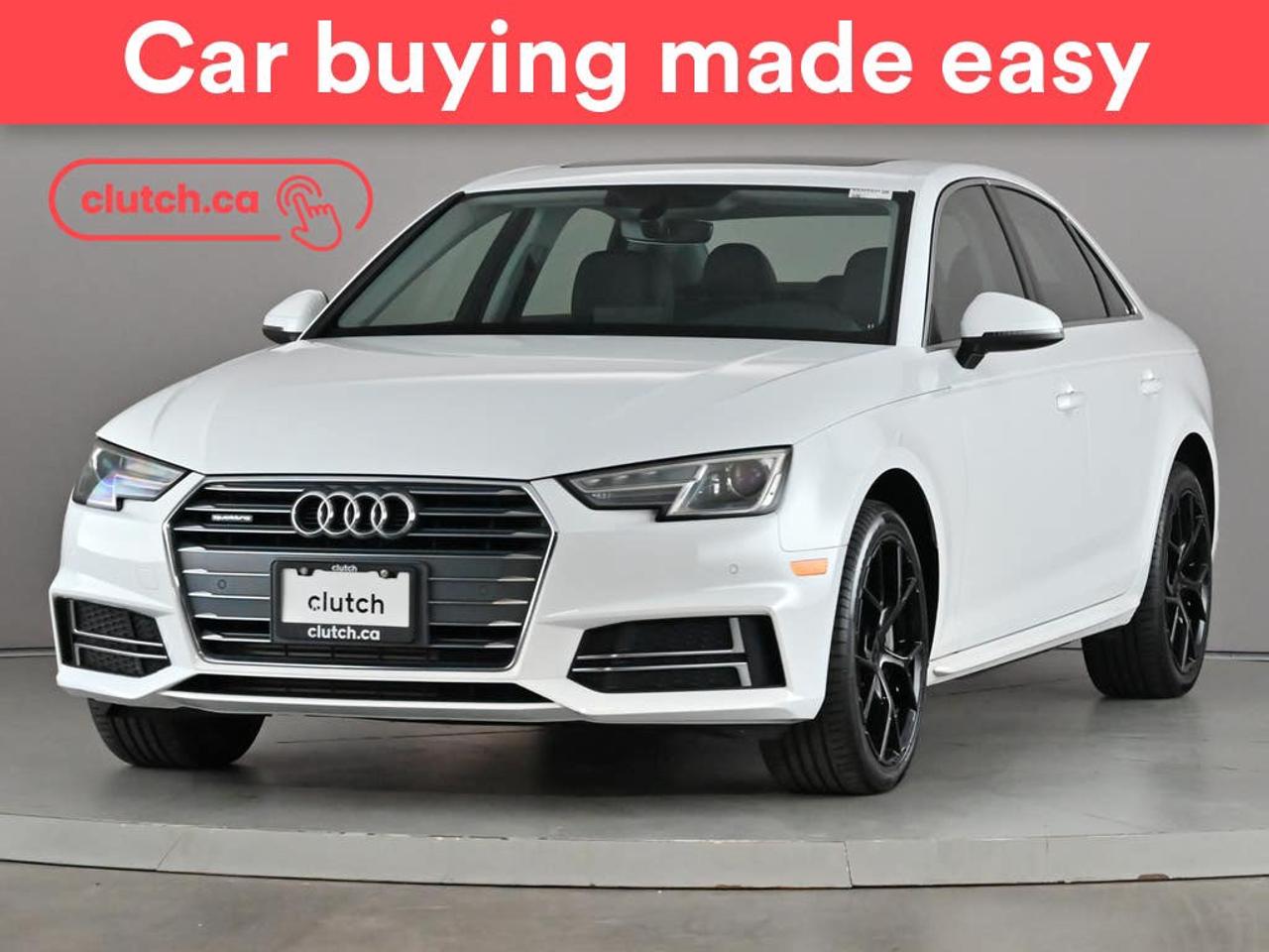 Electric Parking Brake, Brake Assist, Auto Dimming Rearview Mirror and more!<br> <br>Clutch is the largest online used car retailer in Canada, delivering a seamless, hassle-free car-buying experience to drivers everywhere. Shop thousands of used cars online, get the right one delivered to your door, and enjoy peace of mind with our 10-Day Money-Back Guarantee. How sweet is that? To learn more, visit clutch.ca.<br> <br>The top features for this car include:<br> <br>Auto Stop/Start<br>Electric Parking Brake<br>Brake Assist<br>Auto Dimming Rearview Mirror<br>Front Heated Seats<br>Power Lumbar Support<br>Folding Rear Seats<br>Driver Seat Memory System<br>Climate Control<br>Dual Zone Front Climate Control<br>Rear Climate Control<br>Rear Climate Vents<br>Speed-Sensitive Volume<br>Bluetooth Music<br>Cruise Control<br>12V Outlet<br>Hands Free Device Connectivity<br>Apple CarPlay<br>Android Auto<br>USB Input<br>Keyless Entry<br>Push Button Start<br>Forward Collision Mitigation<br>Heated Steering Wheel<br>One-Touch Windows<br>Rain Sensing Wipers<br>Rear Window Defroster<br>Sunroof<br>Hill Assistance<br>Rear View Camera<br>Parking Sensors<br>Rear Parking Sensors<br>Power Driver Seat<br>Power Passenger Seat<br>Ambient Lighting<br>Passive Keyless Entry<br> <br>Seamless home delivery - Delivery to your door in a matter of days. Available on select packages.<br> <br>Try it out for 10 days - If you do not like it, we will take it back. <br> <br>Quality assured - All cars go through our rigorous 210-point inspection and reconditioning process.<br> <br>Peace of mind - Warranty and protection plans available.<br> <br>Haggle-free - No haggling or hard sells.<br> <br>100% Transparency - Full inspection reports on every car, including high-res photography and a free Carfax report.<br> <br>Listed price is for cash purchase only and does not include taxes, Shipping Fees (if applicable), Delivery Fees (if applicable), government licensing fees.<br> <br>Previous Provincial Registrations:<br>Ontario<br> <br>Stock # 102972