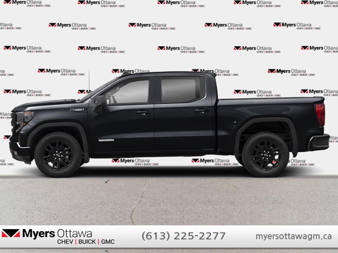 Compare at $63860 - Myers Cadillac is just $62000! <br> <br>JUST IN - 2025 ELEVATION CREW CAB BLACK ON BLACK- MAX TRAILERING PACKAGE, FRONT BUCKETS, BLACK RUNNING BOARDS, BED LINER, INTEGRATED TAILGATE STEP, BLACK OUT PACKAGE, REMOTE START, 4X4, REAR CAMERA, CARPLAY, HEATED SEATS, HEATED STEERING WHEEL,. 10 SPEED AUTO, CLEAN CARFAX, CERTIFIED, NO ADMIN FEES, NON SMOKER. <br> <br>To apply right now for financing use this link: <a href=https://creditonline.dealertrack.ca/Web/Default.aspx?Token=b35bf617-8dfe-4a3a-b6ae-b4e858efb71d&Lang=en target=_blank>https://creditonline.dealertrack.ca/Web/Default.aspx?Token=b35bf617-8dfe-4a3a-b6ae-b4e858efb71d&Lang=en</a><br> <br/><br>All prices include Admin fee and Etching Registration, applicable Taxes and licensing fees are extra.<br>*LIFETIME ENGINE TRANSMISSION WARRANTY NOT AVAILABLE ON VEHICLES WITH KMS EXCEEDING 140,000KM, VEHICLES 8 YEARS & OLDER, OR HIGHLINE BRAND VEHICLE(eg. BMW, INFINITI. CADILLAC, LEXUS...)<br> Come by and check out our fleet of 50+ used cars and trucks and 170+ new cars and trucks for sale in Ottawa.  o~o