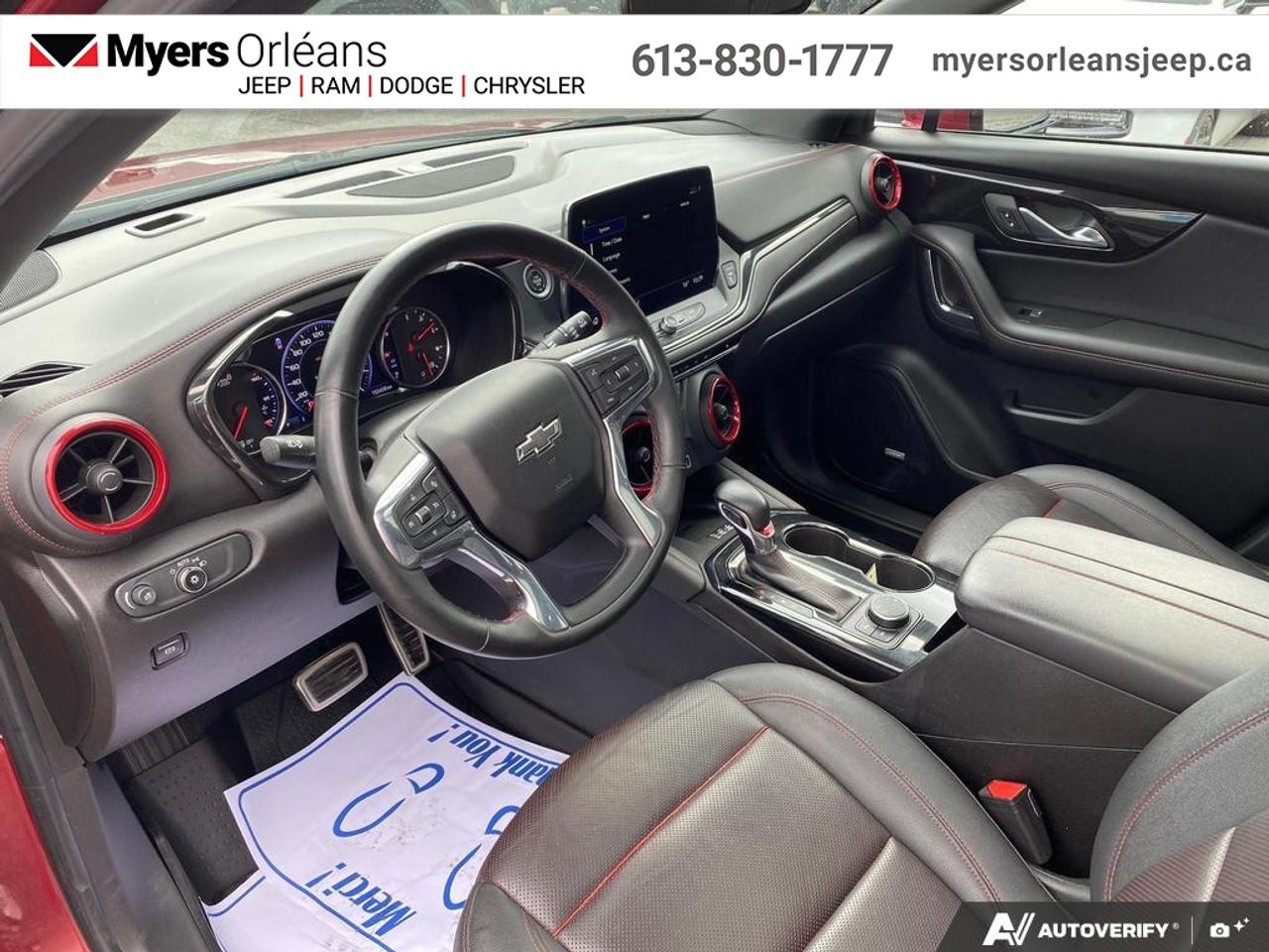 2023 Chevrolet Blazer RS  - Sunroof -  Premium Audio - $77.18 /Wk Photo