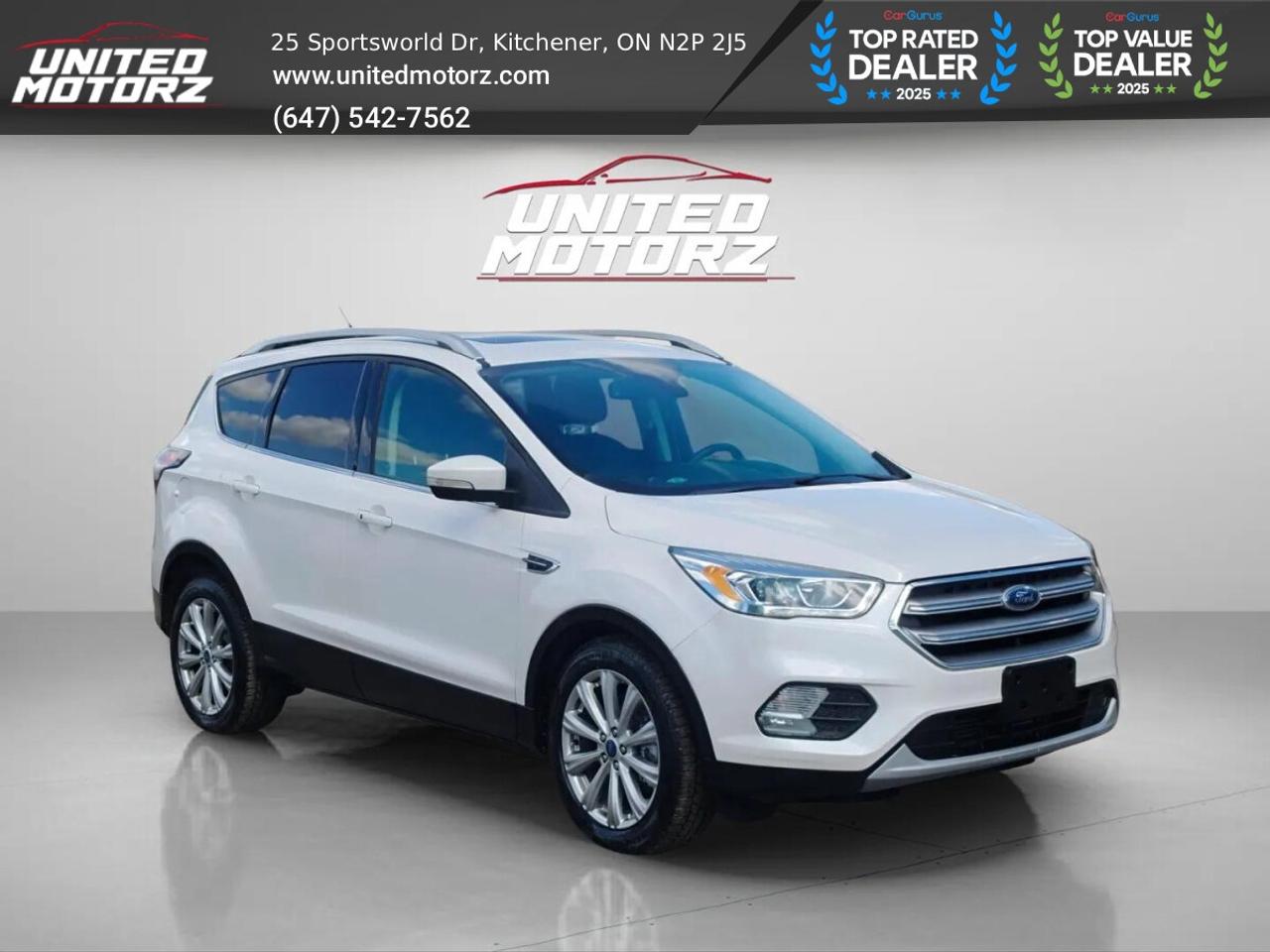 2017 Ford Escape Titanium~SAFETY CERTIFIED~Low Kms~40 Service Recor Photo2