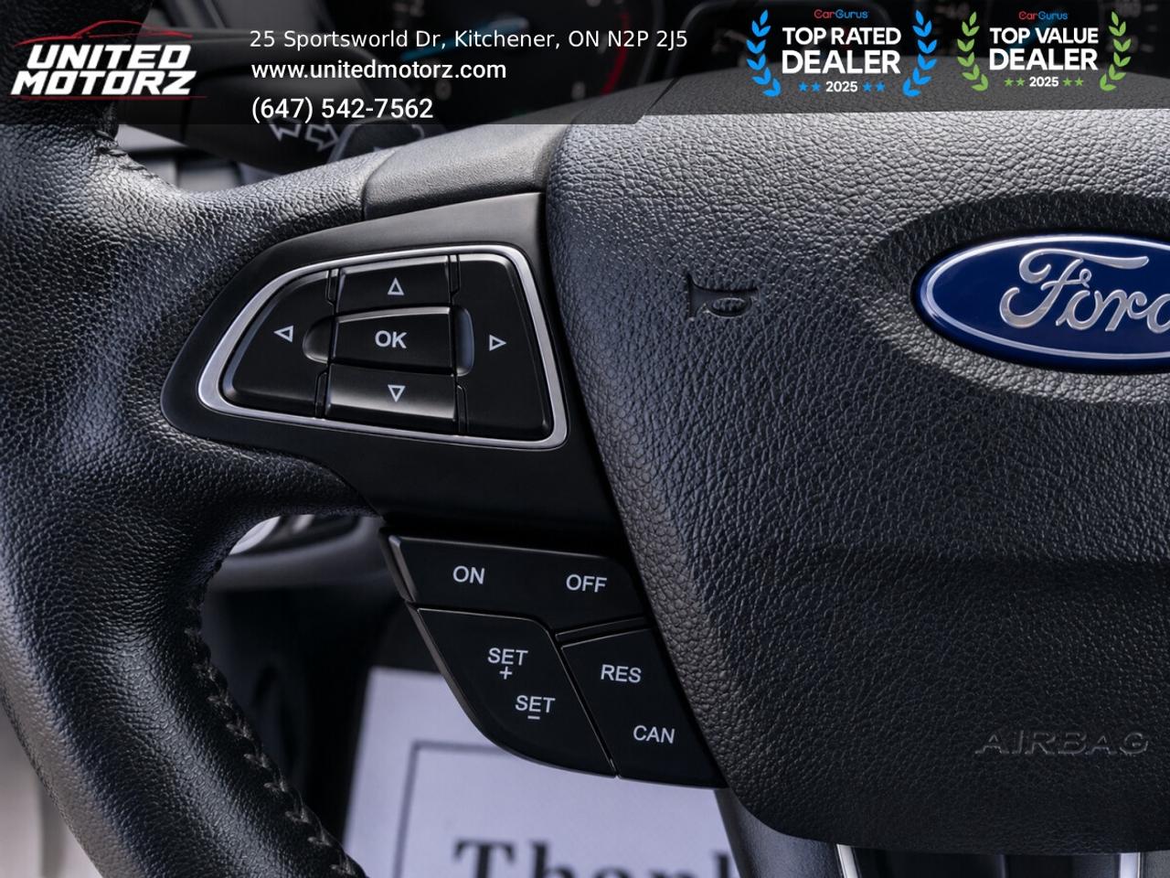 2017 Ford Escape Titanium~SAFETY CERTIFIED~Low Kms~40 Service Recor Photo