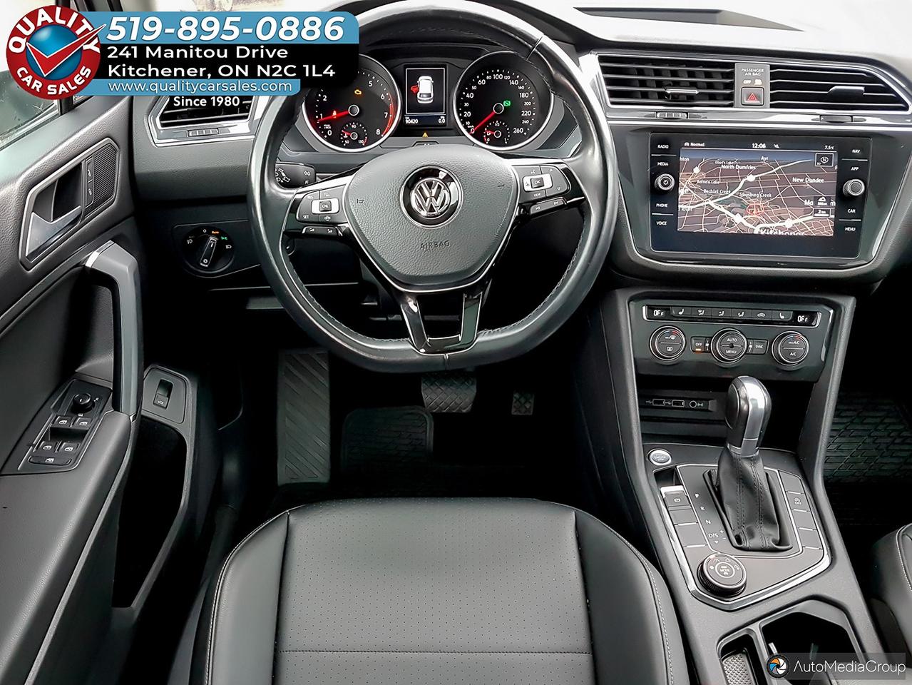 2019 Volkswagen Tiguan Comfortline 4MOTION *LEATHER-SUNROOF-NAVIGATION* Photo
