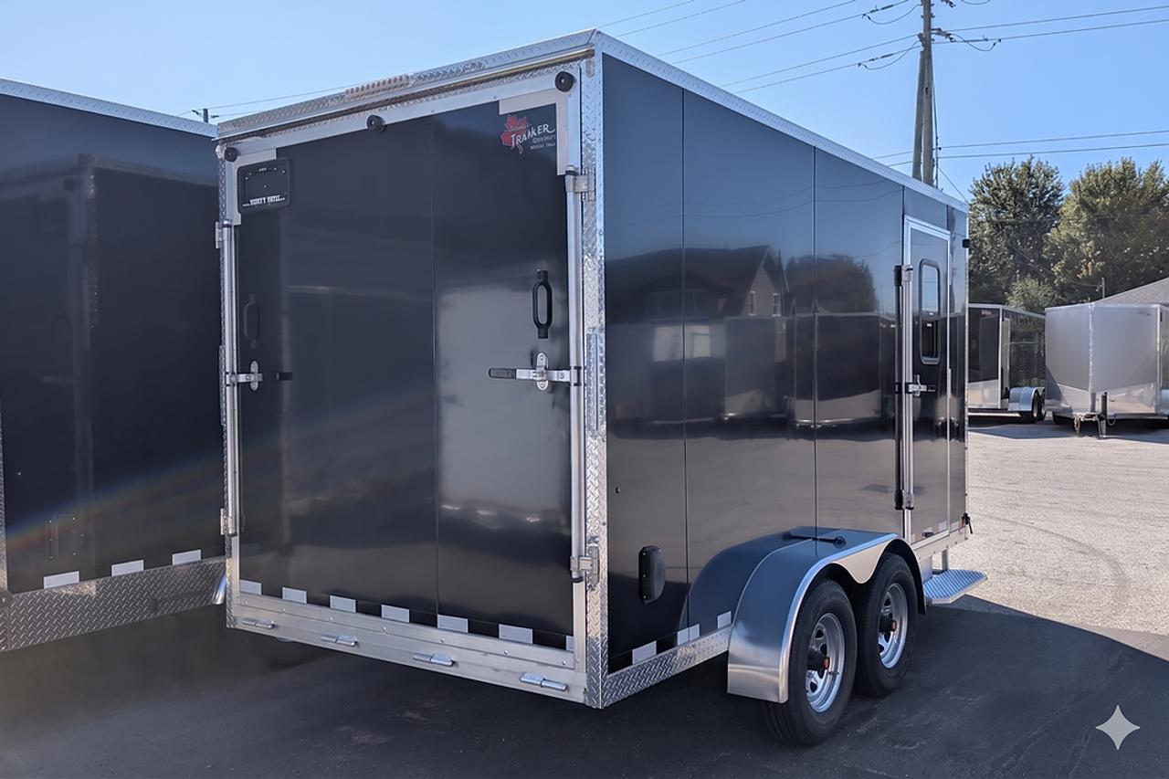 2026 Canadian Trailer Company 7x14 V Nose Cargo Trailer Aluminum Tandem Axle Photo2