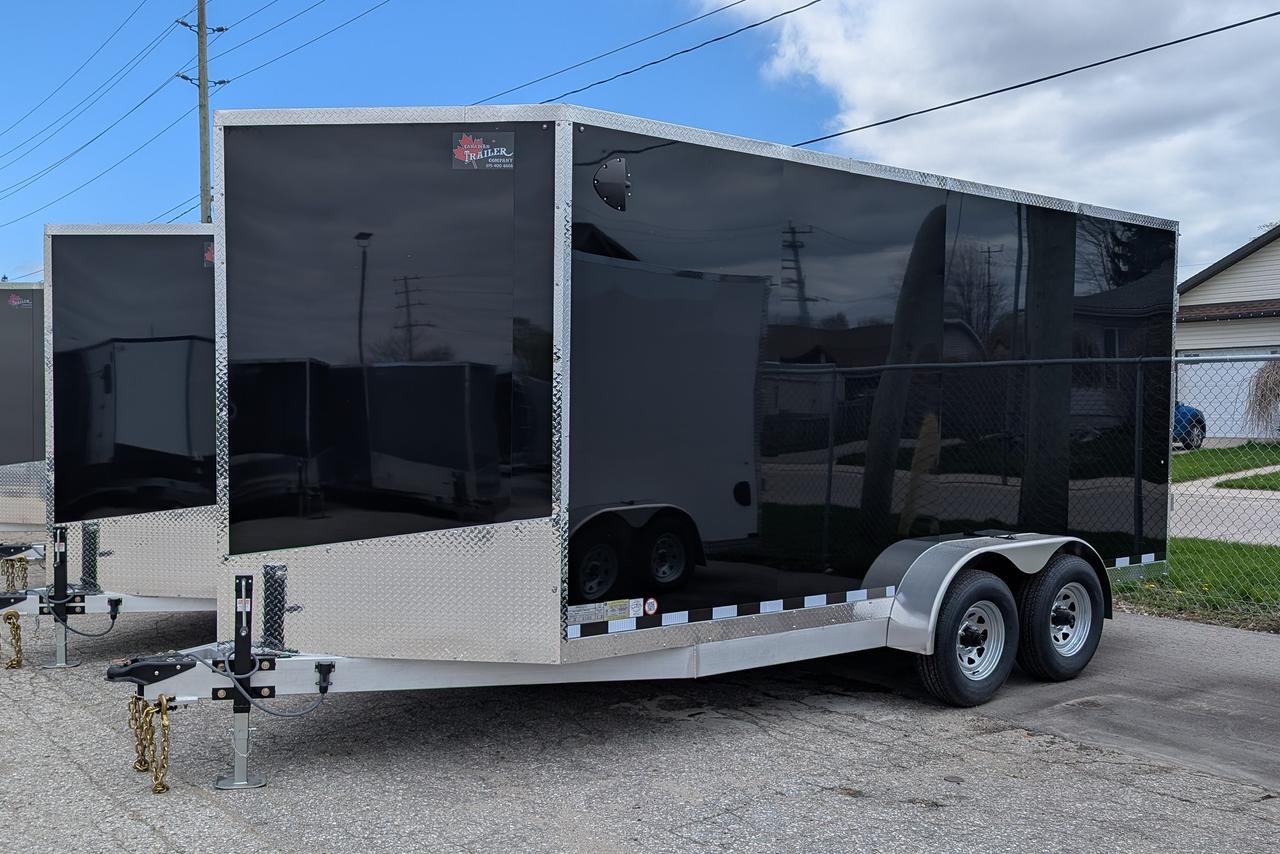 2026 Canadian Trailer Company 7x16 V-Nose Cargo Trailer Aluminum Tandem Axle
