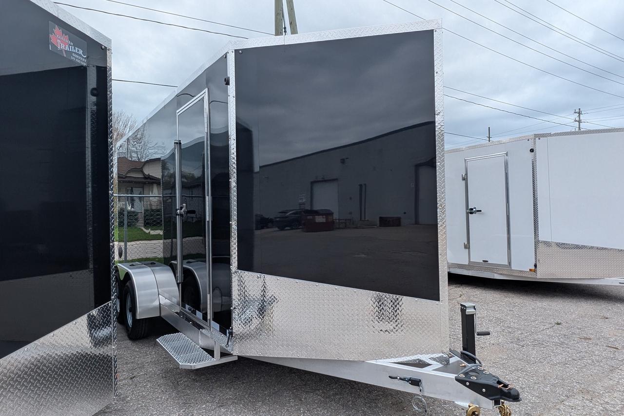 2026 Canadian Trailer Company 7x16 V-Nose Cargo Trailer Aluminum Tandem Axle Photo2