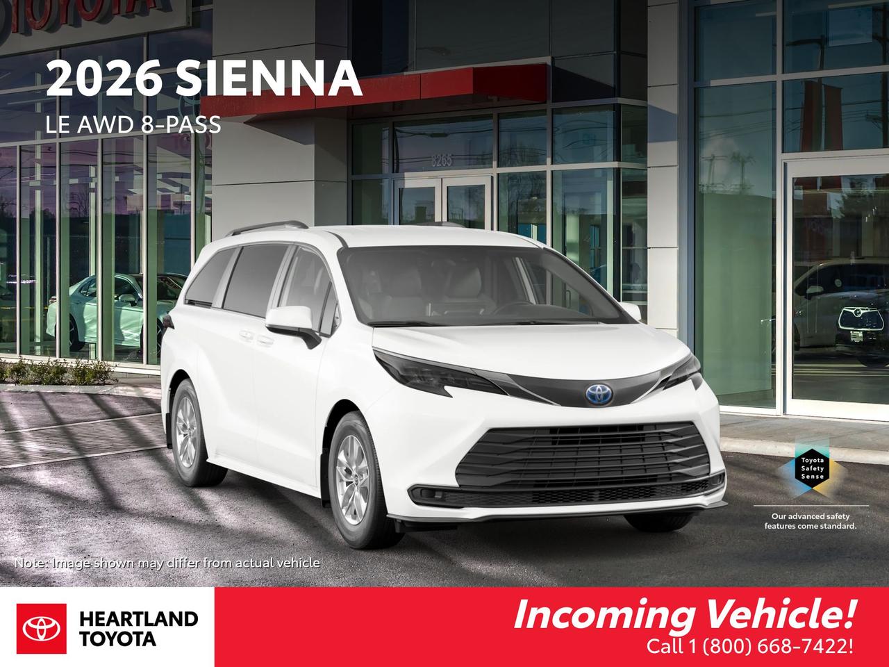2026 Toyota Sienna LE 8-Passenger AWD Photo