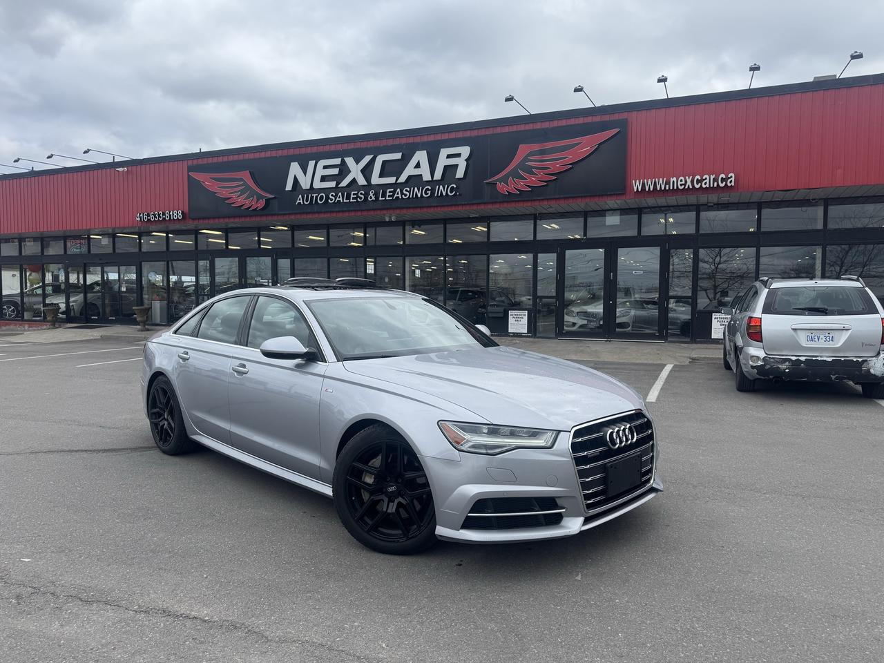 2018 Audi A6 PROGRESSIV S-LINE AWD LEATHER PAN/ROOF NAV B/SPOT