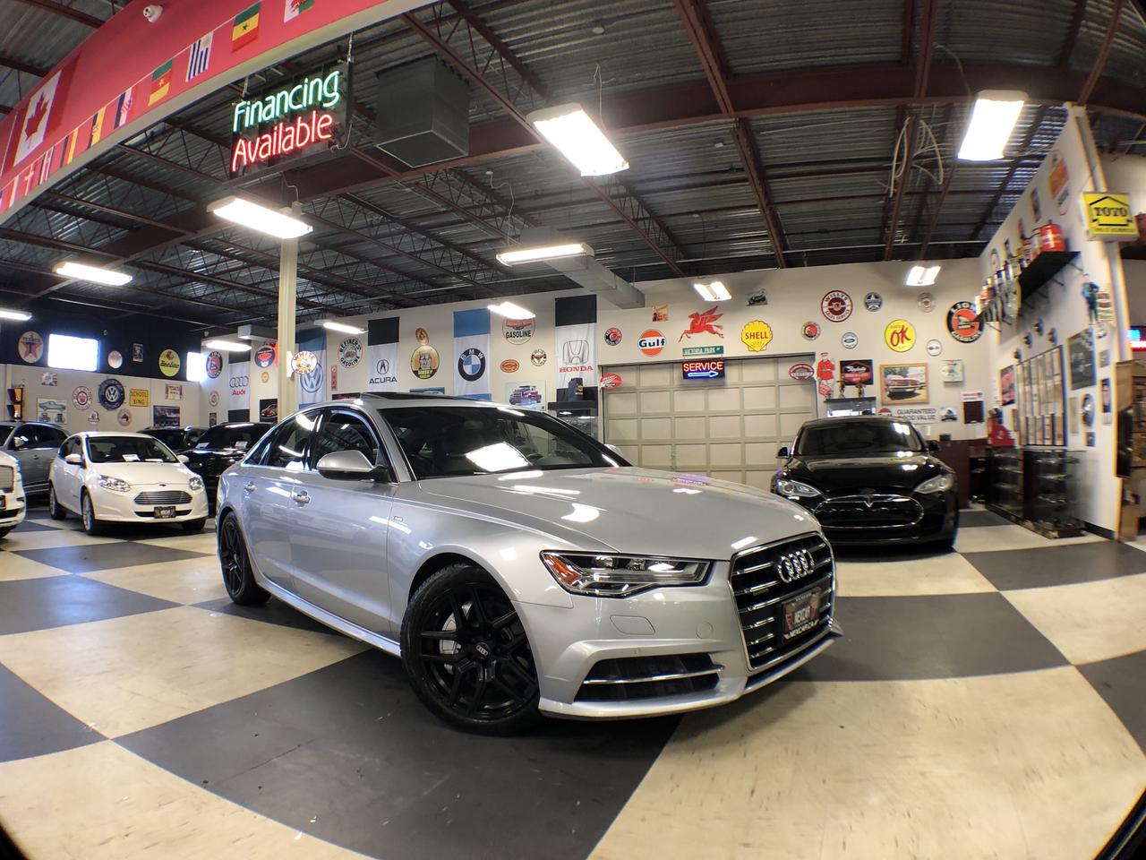 2018 Audi A6 PROGRESSIV S-LINE AWD LEATHER PAN/ROOF NAV B/SPOT