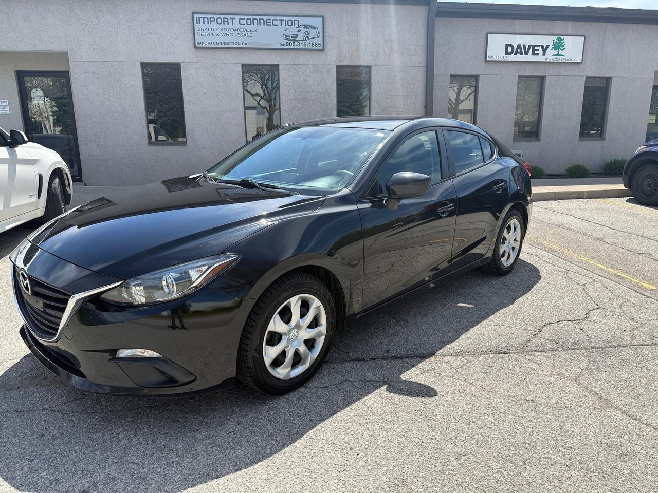 2016 Mazda MAZDA3 BLACK/BLACK,AUTOMATIC,REAR VIEW CAMERA..CERTIFIED!