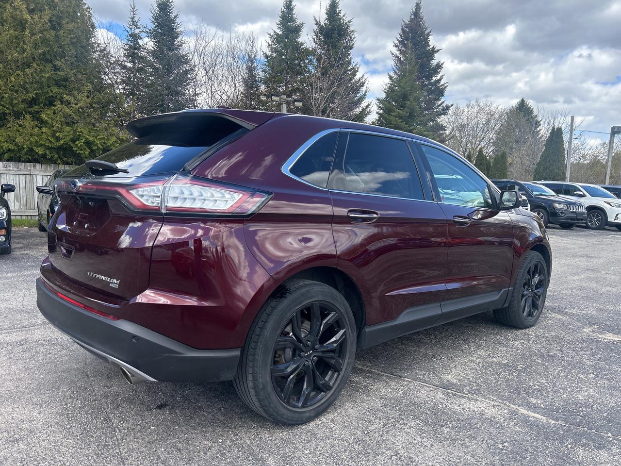 2017 Ford Edge Titanium, Nav, LDS, Pano Sunroof, Back Up Cam, Blu Photo4