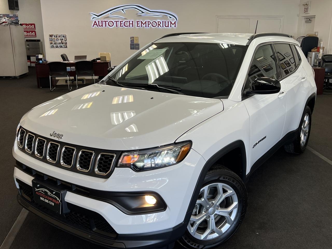 2024 Jeep Compass North 4X4 Pearl White   Htd Seats   Remote Start Photo