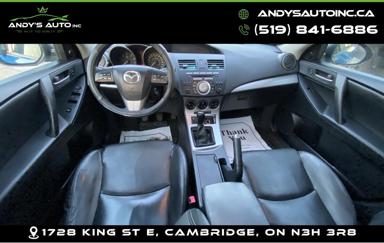 2011 Mazda MAZDA3 GT ! LEATHER ! SUNROOF ! Photo