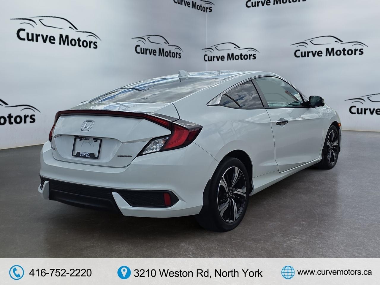 2017 Honda Civic Coupe 2dr Touring * LEATHER / ROOF / CARPLAY / CAMERA / Photo