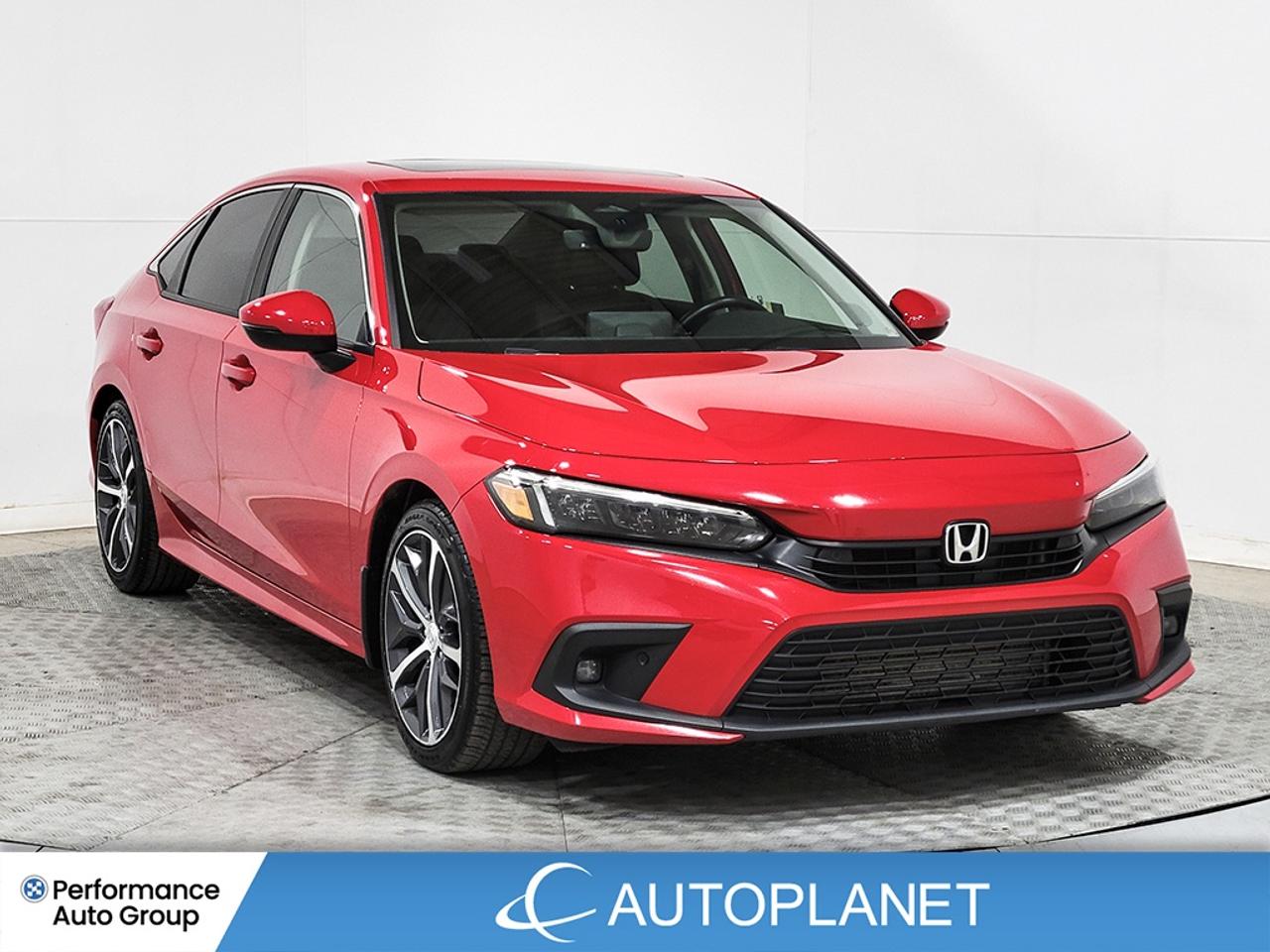 2022 Honda Civic Sedan Touring, Navi, Sunroof, Apple CarPlay, Back Up Cam Photo
