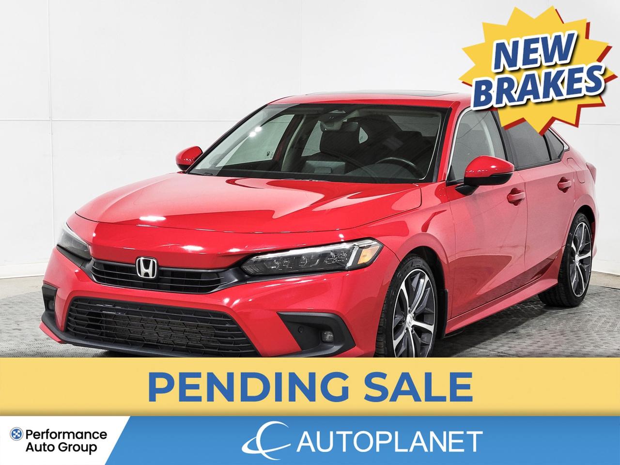 2022 Honda Civic Sedan Touring, Navi, Sunroof, Apple CarPlay, Back Up Cam Photo