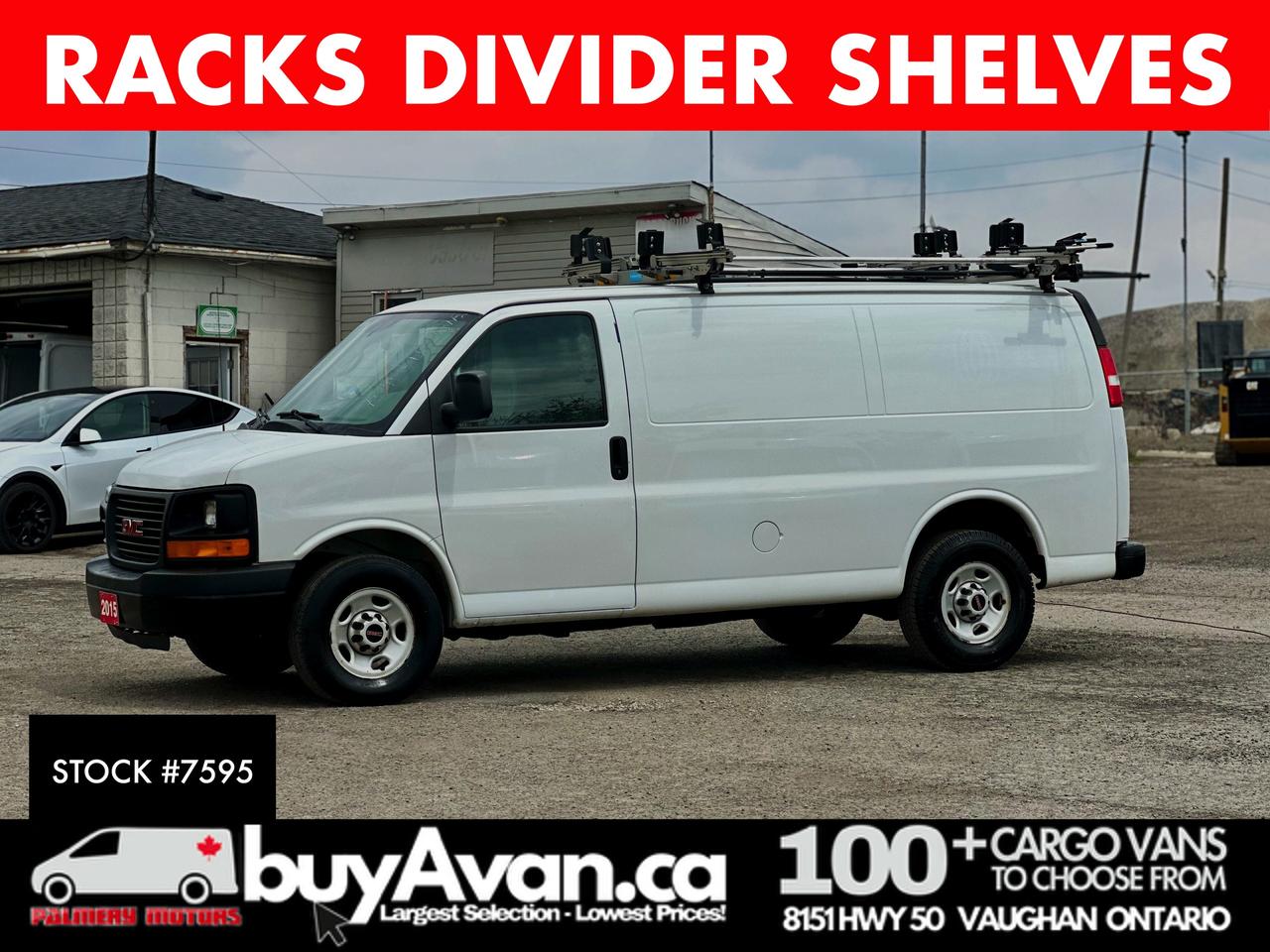 2015 GMC Savana Cargo Van Savana 2500 Racks Divider Shelves Photo