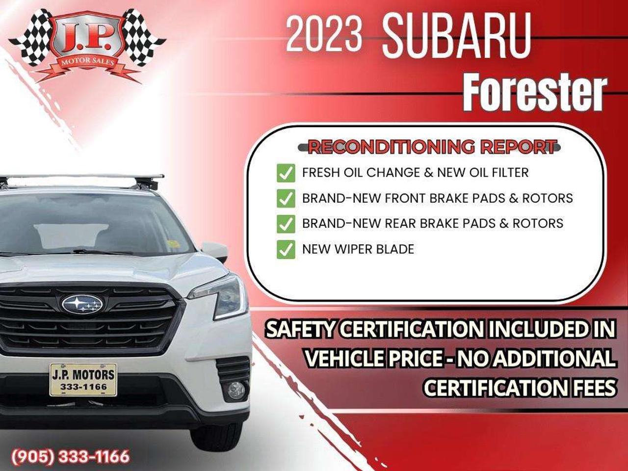 2023 Subaru Forester Heated Front Seats • Apple CarPlay & Android Auto • Lane Keep Assist • SiriusXM Satellite Radio • Backup Camera • Keyless Photo