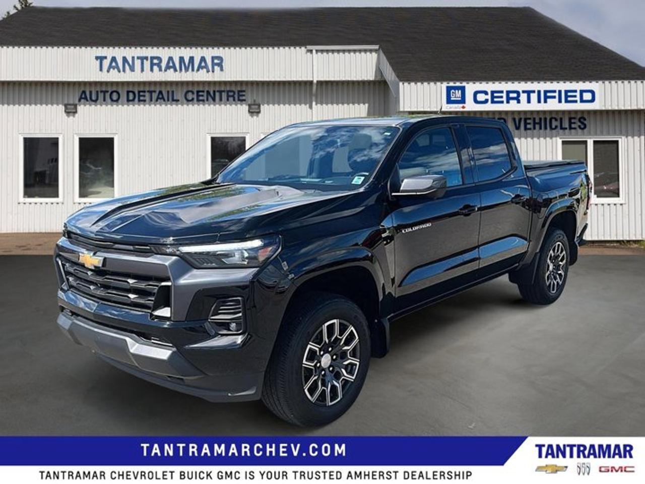 Awards:* Motor Trend Truck of the Year Recent Arrival! Black 2024 Chevrolet Colorado LT 4WD 8-Speed Automatic 2.7L I4 Turbocharged DOHC 16V LEV3-ULEV50 237hpValue Market Pricing, 4WD.Certified. Certification Program Details: GM Certified details. 3 months 05 5000km (whichever comes first) which can be extended or upgraded to an even more comprehensive Certified Pre-owned Vehicle Protection Plan. 150+ Point Inspection.24/7 roadside assistance for 3 months or 5000kms . 1-month Onstar trial and sign up for a paid plan to enjoy the first two months on us. GM Owner Centre and Mobile App. Free SiriusXM Trial. Rates as low as 3.99% on Eligible Certified Pre owned Models Exchange policy is 30 days 0r 2500kms ,whichever comes first