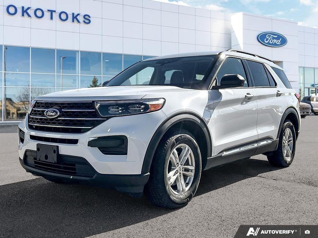 <p>This <strong>2023 Ford Explorer</strong> is an exceptional, locally owned SUV that was driven and registered exclusively right here in Alberta. Coming to us with 53,277 kilometers on the odometer, this vehicle has been used for personal travel and is fully prepared for its next chapter. It combines robust capability with premium space, making it completely <strong>ready for its next home</strong>.</p><p>Our factory-trained reconditioning team put this SUV through an extensive mechanical tune-up to ensure absolute <strong>peace of mind</strong>. The following work was performed in our shop:</p><ul><li><p>Completed a comprehensive AMVIC mechanical fitness assessment and a Tricare certified vehicle inspection.</p></li><li><p>Performed a premium engine oil and filter change using fresh 5W-30 premium oil.</p></li><li><p>Resurfaced the front brake rotors and cleaned the brake pads, verifying they sit at a healthy 9 mm all around.</p></li><li><p>Sublet for a complete windshield replacement to ensure perfect clarity.</p></li><li><p>Fitted the vehicle with a brand new set of tires, measuring at 11/32" tread depth all around.</p></li><li><p>Applied professional security vehicle ETCH protection.</p></li><li><p>Verified the factory wheel lock key and checked that all fluid levels comply with safety standards.</p></li></ul><p>The <strong>Carfax report</strong> confirms a localized, clean history entirely within Alberta with regular service records. It displays zero accident history or insurance claims, showing that the previous owner diligently maintained the <strong>gear that matters</strong>.</p><p>This Explorer is packed with modern tech and reliable capability to handle everything from the school run to weekend mountain escapes:</p><ul><li><p><strong>Intelligent Four-Wheel Drive System</strong> continuously monitors road conditions to deliver optimal traction during unpredictable Alberta winters.</p></li><li><p><strong>Terrain Management System</strong> allows you to choose between selectable drive modes to confidently navigate snow, mud, or sand.</p></li><li><p><strong>Class IV Trailer Tow Package</strong> offers robust towing capability for easily hauling your family boat, camper, or utility trailer.</p></li><li><p><strong>Three-Row Seating Flexibility</strong> provides spacious accommodations for up to seven passengers or folds down for expansive cargo room.</p></li><li><p><strong>SYNC 3 Touchscreen Infotainment</strong> features an intuitive display to manage your vehicle settings and media effortlessly.</p></li><li><p><strong>Apple CarPlay and Android Auto Integration</strong> mirrors your smartphone directly to the screen for hands-free calling and navigation.</p></li></ul><p>Text or Call us today at Okotoks Ford Lincoln for a personalized video walk-around or to book your test drive of this vehicle.</p>