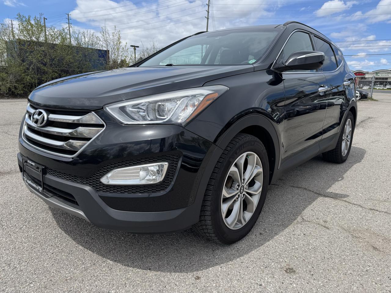 <html>
<p>2016 Hyundai Santa Fe Sport Limited  Luxury AWD comes in excellent condition,,,,BRAND NEW ENGINE by Hyundai Dealer,,,ONE OWNER ONLY,,,,CLEAN CARFAX REPORT,,,LOW KILOMETRES,,,,,runs & drives like brand new....Fully Loaded, Equipped with Backup Camera, Navigation System, Panoramic Sunroof, Leather interior, Power Steering Wheel, Power mirrors, heated mirrors, Power Seats, heated seats, heated steering wheel , keyless entry, push start, Power doors lock, Power tailgate, Bluetooth, Cruise Control and much more....Fully certified included in the price, HST & Licensing extra....This vehicle has been serviced in 2017, 2018, 2019, 2020, 2021 & up to very recent in Hyundai Store....Service records available upon request.........Please contact us @ 4 1 6 5 4 3 4 4 3 8 for more details....At Rideflex Auto we are serving our clients across G.T.A, Toronto, Vaughan, Richmond Hill, Newmarket, Bradford, Markham, Mississauga, Scarborough, Pickering, Ajax, Oakville, Hamilton, Brampton, Waterloo, Burlington, Aurora, Milton, Whitby, Kitchener London, Brantford, Barrie, Milton.......</p>
<p>Buy with confidence from Rideflex Auto...     </p>
<br>
<p>  </p>
</html>