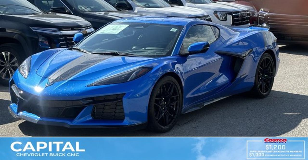Wards 10 Best Engines. This Chevrolet Corvette delivers a Gas V8 5.5L/ engine powering this Automatic transmission. WHEELS, 20 X 10 (50.8 CM X 25.4 CM) FRONT AND 21 X 13 (53.3 CM X 33 CM) REAR SPIDER DESIGN, BLACK FORGED ALUMINUM, TRANSMISSION, 8-SPEED DUAL CLUTCH, INCLUDES MANUAL AND AUTO MODES (STD), SEATS, GT1 BUCKET (STD).*This Chevrolet Corvette Comes Equipped with These Options *BATTERY PROTECTION PACKAGE , SEAT BELT COLOUR, SANTORINI BLUE, RIPTIDE BLUE METALLIC, LPO, SPOILER EXTENSION, CLEAR SMOKED CENTRE BRIDGE WITH JAKE LOGO Genuine Corvette Accessory, LPO, DARK STEALTH CROSSED FLAGS EMBLEMS, FRONT AND REAR Genuine Corvette Accessory, EXHAUST TIPS, BLACK, ENGINE, 5.5L V8 DI, HIGH-OUTPUT Variable Valve Timing (VVT), (670 hp [499.6 kW] @ 8400 rpm, 460 lb-ft of torque [623.8 N-m] @ 6300 rpm) (STD), 1LZ PREFERRED EQUIPMENT GROUP includes standard equipment, Wireless Phone Charging wireless charging pad for phone or portable devices, located on centre console, Wireless Apple CarPlay/Wireless Android Auto.* Visit Us Today *Stop by Capital Chevrolet Buick GMC Inc. located at 13103 Lake Fraser Drive SE, Calgary, AB T2J 3H5 for a quick visit and a great vehicle!