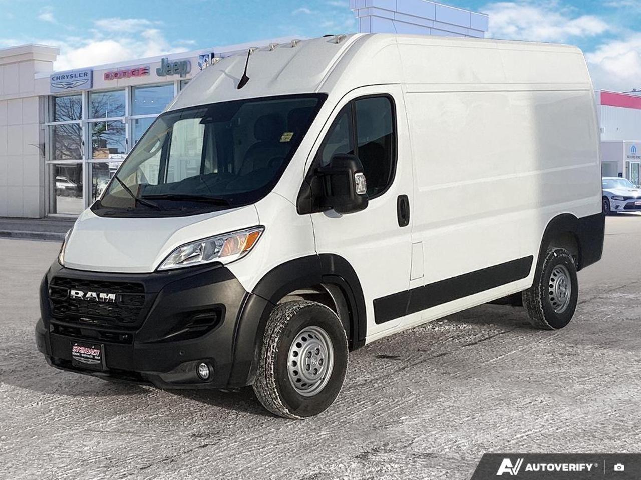 Looking for a capable, work-ready van without the new vehicle wait? This 2025 Ram ProMaster 2500 Tradesman is a one-owner demo unit with just 7,199 km  meaning you get near-new condition at a used price, backed by accident-free history. The 136 wheelbase and high roof configuration make it a practical powerhouse for tradespeople, delivery operations, or commercial fleet use.

Key Features:
- Demo unit with only 7,199 km  near-new condition at a used price
- High Roof / 136 Wheelbase  maximizes cargo capacity and standing room
- One owner, accident-free history
- 3.6L V6 with Front-Wheel Drive and Automatic Transmission  reliable and easy to maneuver
- ParkView Back-Up Camera and Electric Parking Brake for confident maneuvering in tight spaces
- Collision Mitigation and Driver Monitoring Alert systems for added on-road safety
- 4G LTE Wi-Fi Hot Spot keeps your crew or devices connected on the go
- Curtain and side-mounted airbags plus 4-wheel ABS disc brakes for comprehensive protection

At Birchwood Chrysler Dodge Jeep Ram, we make the buying process straightforward and efficient. Whether youre adding to a fleet or need a reliable commercial van, were here to help. Visit us at birchwoodchrysler.ca to reserve this unit, start your purchase online, or book an appointment for an in-person walkaround. Have questions? Contact our team directly  were happy to assist.
With us, Experience is Everything. Complete as much or as little of your purchase online as you like. All pricing is what you see is what you pay. No hidden fees. On our website you can choose payment options and terms knowing these are transparent and accurate.

Start your purchase online to build your exact pricing to your specifics like how much money down, vehicle trade and any accessories or added optional protection that suits your needs.

Any questions let us know by calling (204) 774-4444, wed love to send you a video to clarify any questions about a vehicle!

Visit us in store at 90-3965 Portage Ave in the Birchwood Autopark.

Dealer permit #5686
Dealer permit #5686