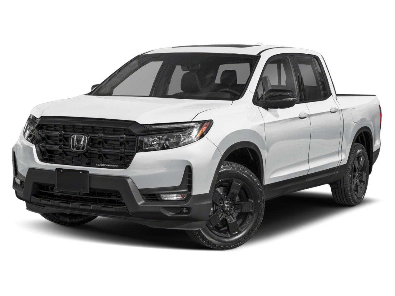 <p><strong>Bold. Capable. Unapologetically Refined.</strong></p><p>Introducing the 2026 Honda Ridgeline Black Edition, the perfect combination of rugged performance and upscale sophistication.</p><p><strong>Power That Doesnt Hold Back</strong></p><p>At its core, the Ridgeline Black Edition is powered by a 3.5-litre, 24-valve, Direct Injection SOHC i-VTEC® V6 engine, producing a strong 280 horsepower. Whether youre cruising the city or heading off the grid, the Intelligent Variable Torque Management (i-VTM4) AWD system and Intelligent Traction Management modes (Snow, Sand, Mud) give you confidence in all conditions.</p><p>Haul with ease thanks to a towing capacity of up to 5,000 lbs, supported by multi-link independent rear suspension and trailer stability assist for smooth, secure handling, even under load.</p><p><strong>Black Edition Styling that Stands Apart</strong></p><p>The Black Edition makes an instant impression with:</p><p>- Gloss black grille emblem and exterior accents</p><p>- Exclusive Black Edition seat stitching and branding</p><p>- Red ambient interior lighting in the footwells, door pockets, and cupholders</p><p>- Unique Black Edition floor mats and premium finishes</p><p>Every inch is designed to make a bold, unmistakable statement.</p><p><strong>Interior Comfort Meets Everyday Luxury</strong></p><p>Step into a cabin crafted for comfort and control:</p><p>- Heated and ventilated front seats</p><p>- Heated rear outboard seats</p><p>- Heated leather-wrapped steering wheel</p><p>- 10-way power-adjustable drivers seat with lumbar support</p><p>- 4-way power-adjustable passenger seat</p><p>- Tri-zone automatic climate control with air filtration</p><p>- Remote engine starter and one-touch power moonroof with tilt</p><p><strong>Smarter Utility, Inside and Out</strong></p><p>The Ridgeline Black Edition is built to work as hard as you do:</p><p>- Dual-action tailgate for flexible loading</p><p>- In-Bed Trunk for secure storage</p><p>- 150W/400W truck-bed power outlet</p><p>- Truck-Bed Audio System to amplify your adventures</p><p>- Integrated bed lights with auto-off timer for visibility and convenience</p><p><strong>Seamless Connectivity</strong></p><p>Wherever your day takes you, stay connected with:</p><p>- Apple CarPlay and Android Auto</p><p>- SiriusXM satellite radio</p><p>- HondaLink Display Audio System</p><p>- Siri® Eyes Free for Apple users</p><p>- Wi-Fi tethering</p><p>- Available Honda Satellite-Linked Navigation System with bilingual voice recognition</p><p><strong>Advanced Safety with Honda Sensing®</strong></p><p>Standard on the 2026 Ridgeline Black Edition is a suite of Honda Sensing® technologies, including:</p><p>- Adaptive Cruise Control</p><p>- Forward Collision Warning & Collision Mitigation Braking System</p><p>- Lane Departure Warning & Lane Keeping Assist System</p><p>- Road Departure Mitigation System</p><p>- Blind Spot Information (BSI) System</p><p>- Rear Cross Traffic Monitor</p><p><span style=color:rgb( 255 , 0 , 0 )><strong><em>Premium paint charge of $300 is not included on all colours/models.</em></strong></span></p><p>Experience the Difference at Cambridge Centre Honda! Why Test Drive Here? You choose: drive with a sales person or on your own, extended overnight and at home test drives available. Why Purchase Here? VIP Coupon Booklet: up to $1000 in service & other savings, FREE Ontario-Wide Delivery. Cambridge Centre Honda proudly serves customers from Cambridge, Kitchener, Waterloo, Brantford, Hamilton, Waterford, Brant, Woodstock, Paris, Branchton, Preston, Hespeler, Galt, Puslinch, Morriston, Roseville, Plattsville, New Hamburg, Baden, Tavistock, Stratford, Wellesley, St. Clements, St. Jacobs, Elmira, Breslau, Guelph, Fergus, Elora, Rockwood, Halton Hills, Georgetown, Milton and all across Ontario!</p>