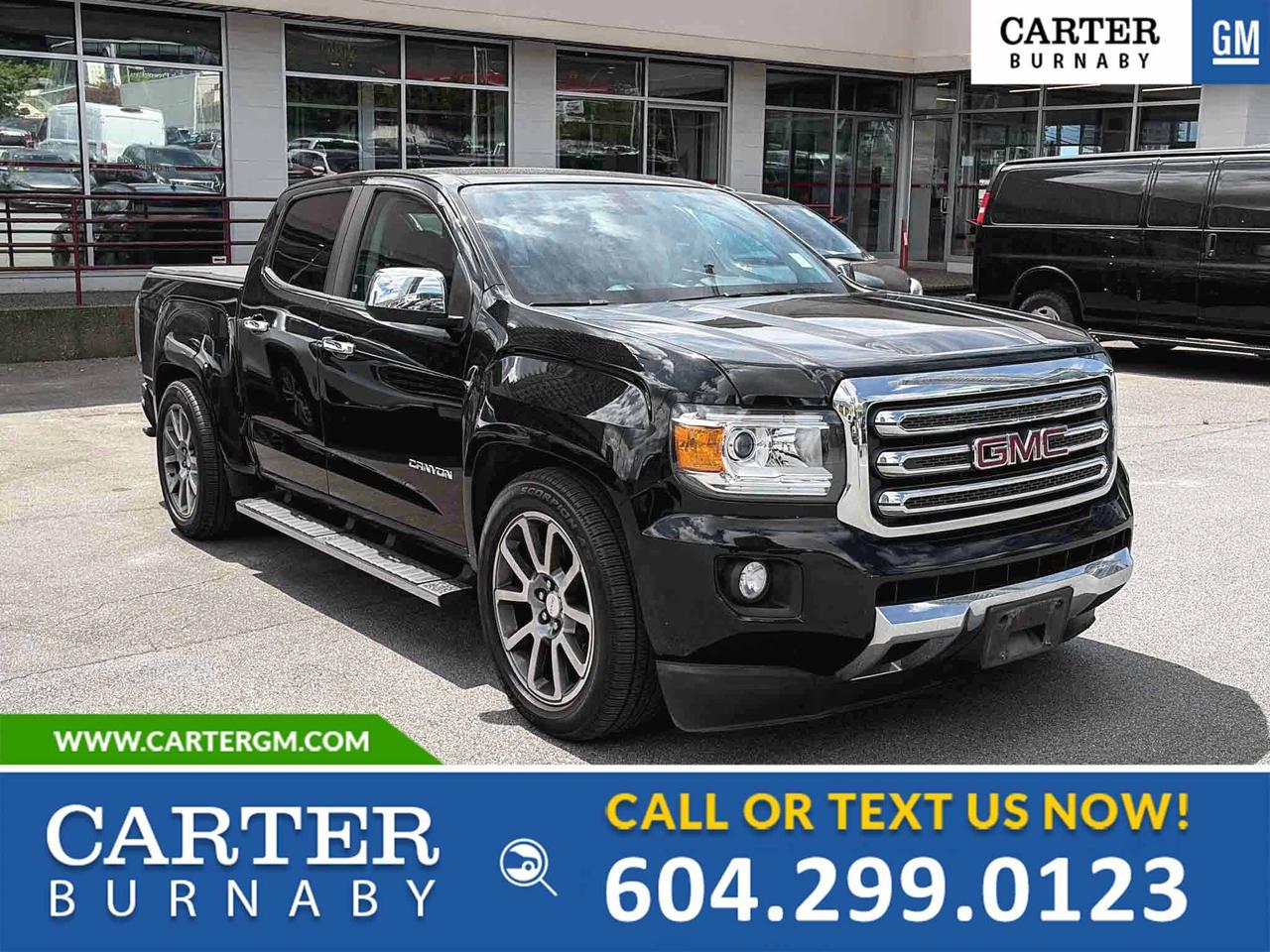 Used 2017 GMC Canyon SLT 2WD | 3.8l eng/Pwr seat/Traction ctrl/Rear cam for sale in Burnaby, BC