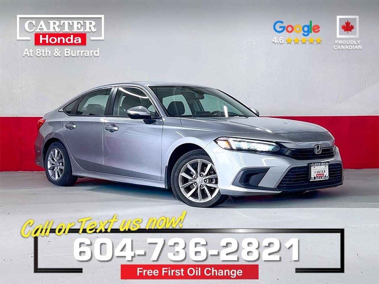 Used 2023 Honda Civic Sedan EX | Heated Seats/Adpt Cruise/Dual Climate Zone for sale in Vancouver, BC