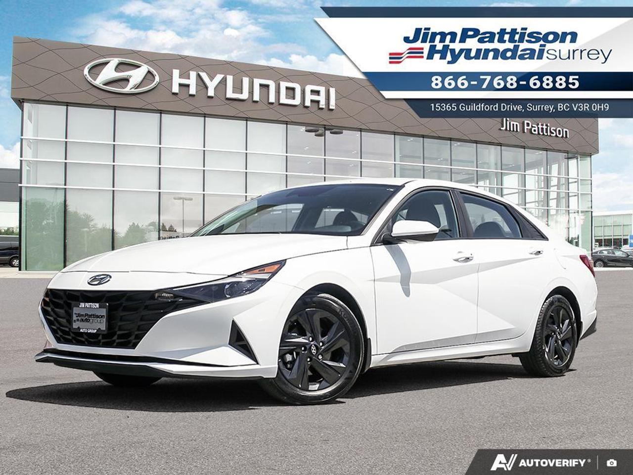 LOW KM!! LOCAL BC VEHICLE!! Stylish, efficient, and packed with modern technology, this 2022 Hyundai Elantra Preferred is the perfect compact sedan for drivers looking for comfort, safety, and outstanding value. With its bold exterior styling, refined interior, and excellent fuel economy, the Elantra delivers a confident and enjoyable driving experience every day. With practicality and comfort in mind, the spacious cabin offers impressive passenger room and a smooth, quiet ride whether youre commuting in the city or heading out on the highway.

Features include: Fuel-Efficient 2.0L Engine, Heated Front Seats, Heated Steering Wheel, Bluetooth , Wireless Apple CarPlay & Android Auto, 8 Touchscreen Infotainment System, Blind-Spot Collision Warning, Lane Keep Assist, Forward Collision-Avoidance Assist, Cruise Control, Rearview Camera, Push-Button Start & Proximity Key with Remote Start

It also retains the balance of its factory Hyundai warranty, and with Hyundais H-Promise factory certified pre-owned program, we include an additional 1 year/20,000 km warranty for peace of mind driving, roadside assistance, 30 day/2,000 km exchange privilege and a CarFax vehicle history report. For a limited time, this used Hyundai Elantra Preferred is also available at special financing rates! Call Toll Free 1-866-768-6885! Do you prefer text contact? You can TEXT our sales team directly @ 778-770-1084. 


Price includes dealer administration fee ($599), dealer preparation charge ($380), and VSA Transaction Levy ($10). Finance placement fee ($599) if applicable, GST and PST are additional. D#10977