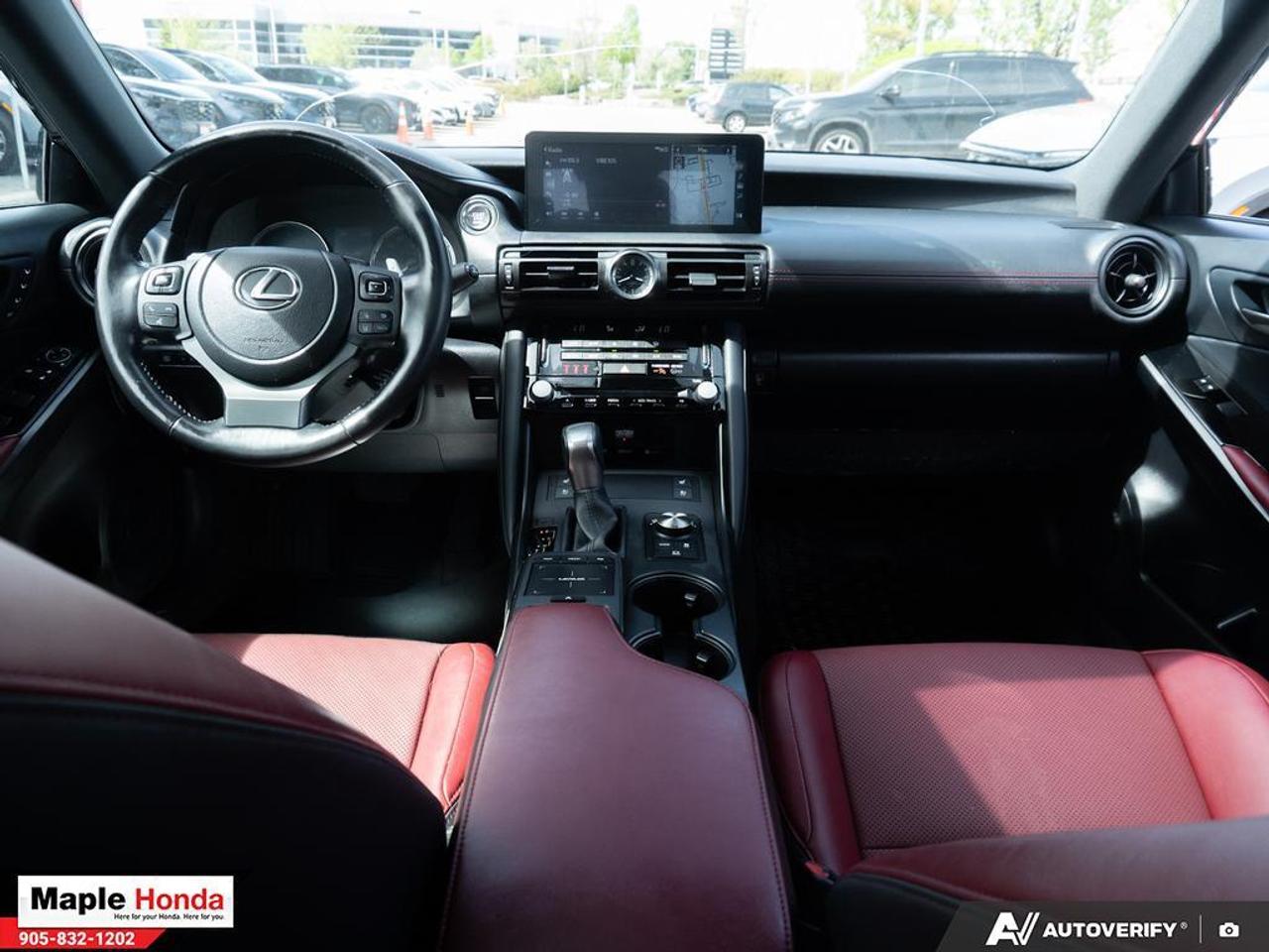 2023 Lexus IS Ultra Luxury| Sunroof| Red Leather vented seats | Photo