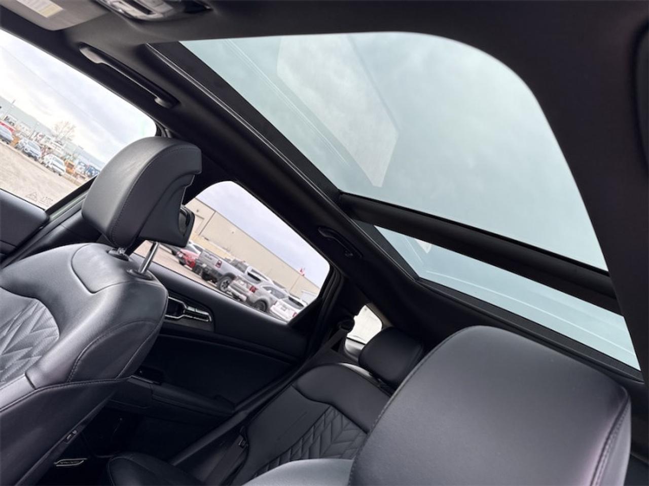 2023 Kia Sportage X-Line Limited  Panoramic Sunroof - $235 B/W Photo