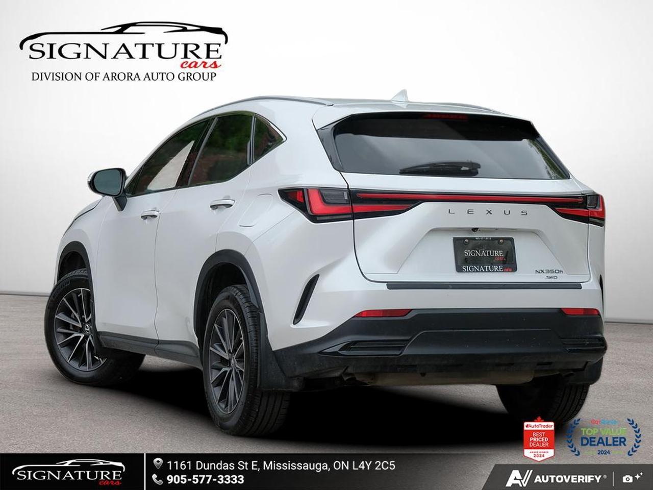 2022 Lexus NX 350h Premium AWD No Accident Red Leather Cooled Seats Photo3