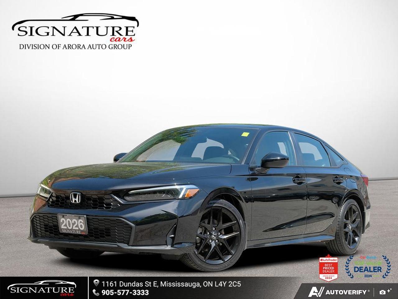 2026 Honda Civic Sport No Accident Sunroof Lane Assist Photo