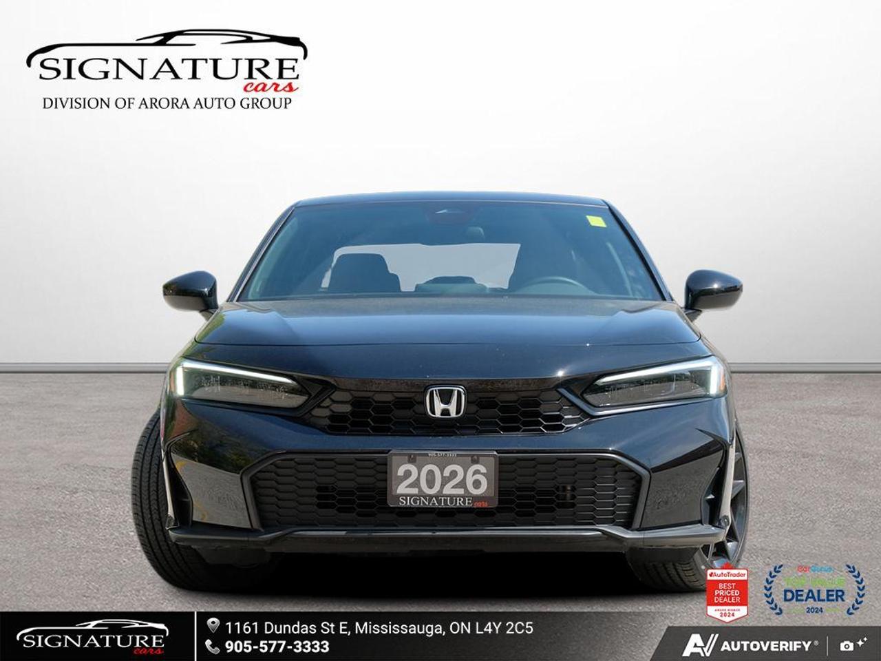 2026 Honda Civic Sport No Accident Sunroof Lane Assist Photo1