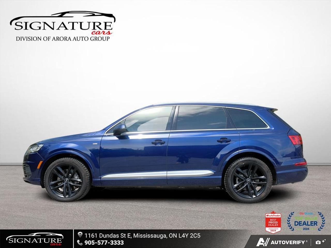 2018 Audi Q7 Technik S-Line No Accident 360Cam Cooled Seats Photo2