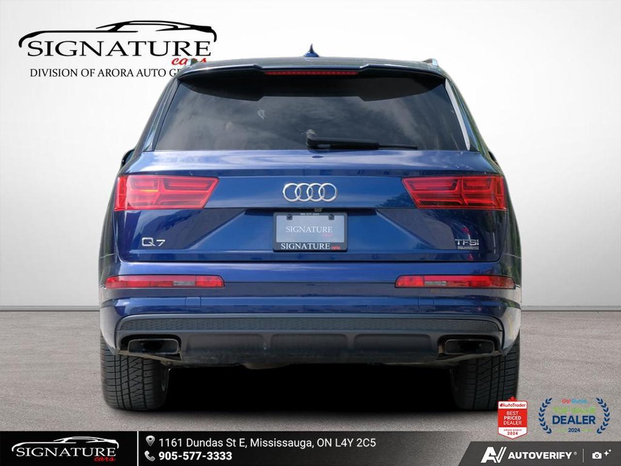 2018 Audi Q7 Technik S-Line No Accident 360Cam Cooled Seats Photo4