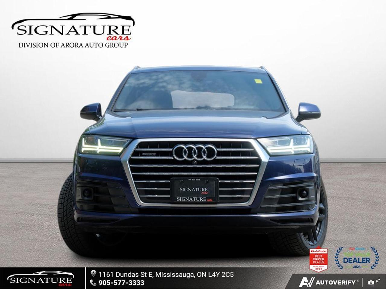 2018 Audi Q7 Technik S-Line No Accident 360Cam Cooled Seats Photo1