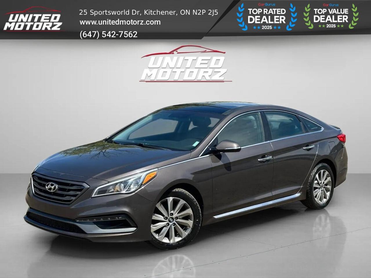 2015 Hyundai Sonata Sport~SAFETY CERTIFIED~Low Kms~ Photo0