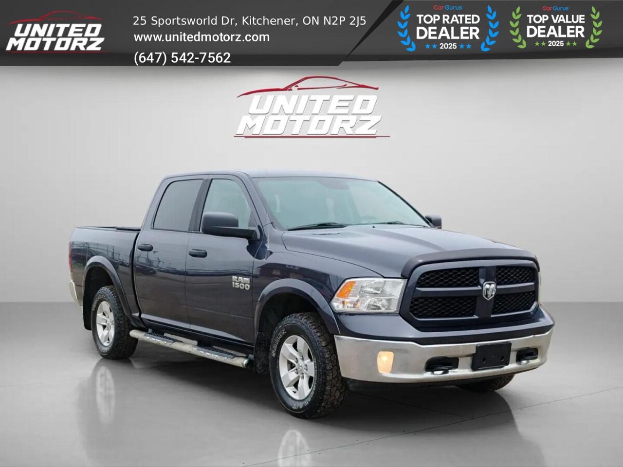 2017 RAM 1500 Outdoorsman CREW CAB ~SAFETY CERTIFIED~26 SERVICE Photo