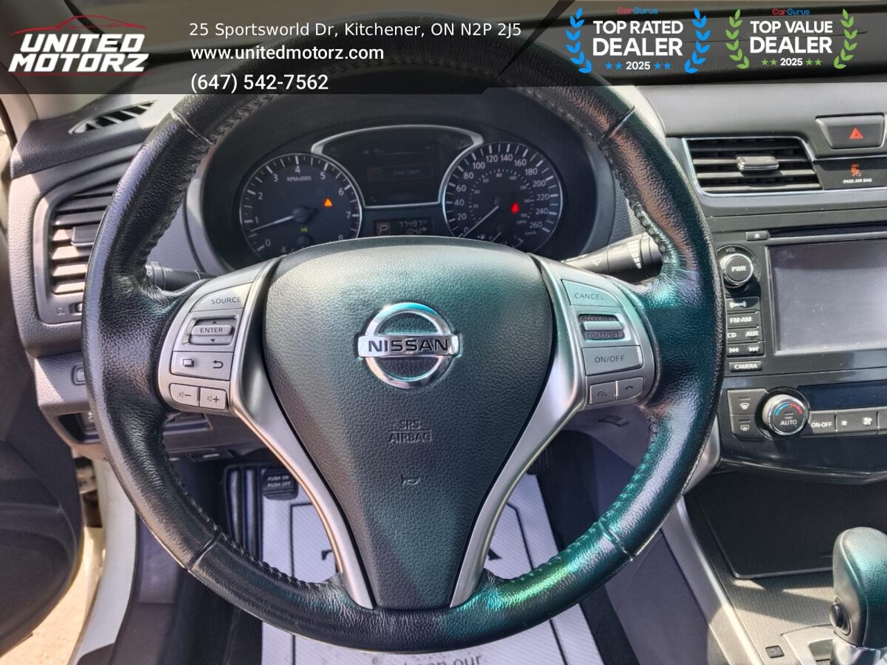 2013 Nissan Altima SL~SAFETY CERTIFIED~NO ACCIDENTS~LOW KMS~ Photo