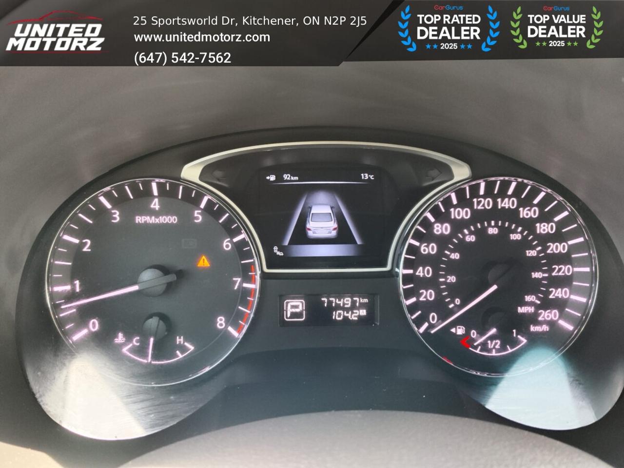 2013 Nissan Altima SL~SAFETY CERTIFIED~NO ACCIDENTS~LOW KMS~ Photo