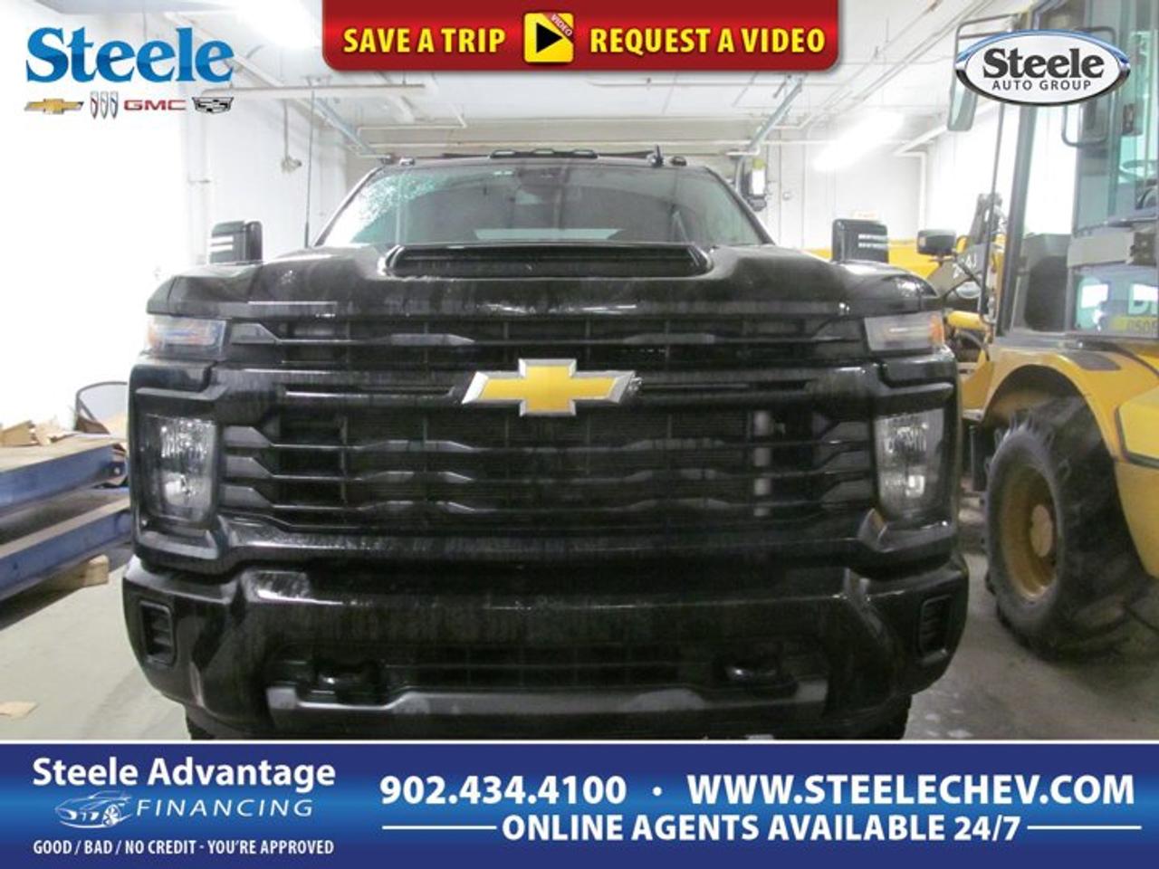 Built to handle hard work with confidence, this used 2024 Chevrolet Silverado 2500 Custom is a heavy-duty pickup that brings serious capability to daily driving and demanding jobs alike. Finished in Black with a Black interior, this four-door truck offers a bold, clean look and the strength of a 6.6L gas V8 engine.With 85,811 km on the odometer, this 2024 Chevrolet Silverado 2500 Custom shows the kind of mileage expected from a truck designed to be used the right way. Its automatic transmission and four-wheel drive setup help deliver steady performance in changing road and weather conditions around Dartmouth and beyond.FEATURES OF THE Silverado 2500 CustomBold black exterior with four doors6.6L gas V8 engine powerAutomatic transmission for smooth operationFour-wheel drive for added tractionTRUCK FEATURESHeavy-duty pickup built for demanding tasksStrong towing ability with gas V8Four-wheel drive supports rougher conditionsDurable truck design for daily workADVANCED SAFETY FEATURESAuto-dimming rearview mirror reduces glareFour-wheel drive aids slippery-road controlLarge truck stance supports road visibilitySolid build inspires confident drivingPERFORMANCE AND EFFICIENCY6.6L gas V8 delivers strong outputAutomatic transmission supports smooth power deliveryFour-wheel drive adds all-season capabilityHeavy-duty design suits work and haulingCOMFORT AND CONVENIENCEFour-door layout supports easy cabin accessSpacious cabin helps daily driving comfortAuto-dimming mirror improves night drivingPractical interior made for regular useTECHNOLOGY AND CONNECTIVITYUSB port supports device chargingUSB port enables simple media connectionClear controls support easy operationUseful tech keeps essentials within reachCARGO SPACEPickup bed supports large cargo needsHeavy-duty design suits tools and gearCabin offers room for personal itemsFour-door cab adds everyday practicalityWHAT OTHER OWNERS LIKEStrong V8 power for heavy jobsFour-wheel drive for winter confidenceUseful cabin layout for daily workSolid towing and hauling capabilityThis used 2024 Chevrolet Silverado 2500 Custom is a smart choice for drivers who need a truck that works as hard as they do. The gas 6.6L V8 is well known for delivering dependable power for hauling, towing, and carrying heavier loads, while the automatic transmission helps keep driving smooth in town or on the highway.The Black exterior gives this 2024 Chevrolet Silverado 2500 Custom a tough and professional look that fits well at the jobsite, in the driveway, or on weekend trips. Inside, the Black interior keeps the cabin simple and practical, with a layout that suits long workdays and regular use without feeling overdone.This truck also benefits from a four-wheel drive system, which is a major advantage in Atlantic Canadian conditions. Rain, snow, slush, gravel, and uneven surfaces are easier to manage when you have the extra traction and control that come with a proper 4x4 setup. That makes this pickup a strong fit for both business and personal use.A USB port adds convenient connectivity for charging devices or connecting media, while the auto-dimming rearview mirror helps reduce glare from traffic behind you during night driving. These useful features add everyday value without taking away from the trucks straightforward, work-ready nature.For drivers shopping at Steele Chevrolet Buick GMC in Dartmouth, this 2024 Chevrolet Silverado 2500 Custom offers the kind of heavy-duty strength, practical design, and proven V8 performance that makes a real difference. If you need a used truck with serious muscle, four-door convenience, and the confidence of four-wheel drive, this Silverado 2500 Custom is ready to get the job done.This 2024 Chevrolet Silverado 2500 Customs VIN is: 1GC4YME71RF309476 .