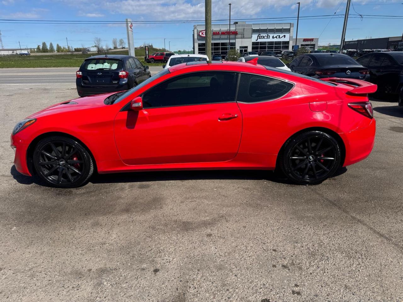2013 Hyundai Genesis Coupe AS IS, GT, V6, 3.8L, BROWN LEATHER, WHEELS Photo