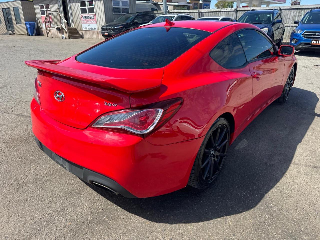 2013 Hyundai Genesis Coupe AS IS, GT, V6, 3.8L, BROWN LEATHER, WHEELS Photo4